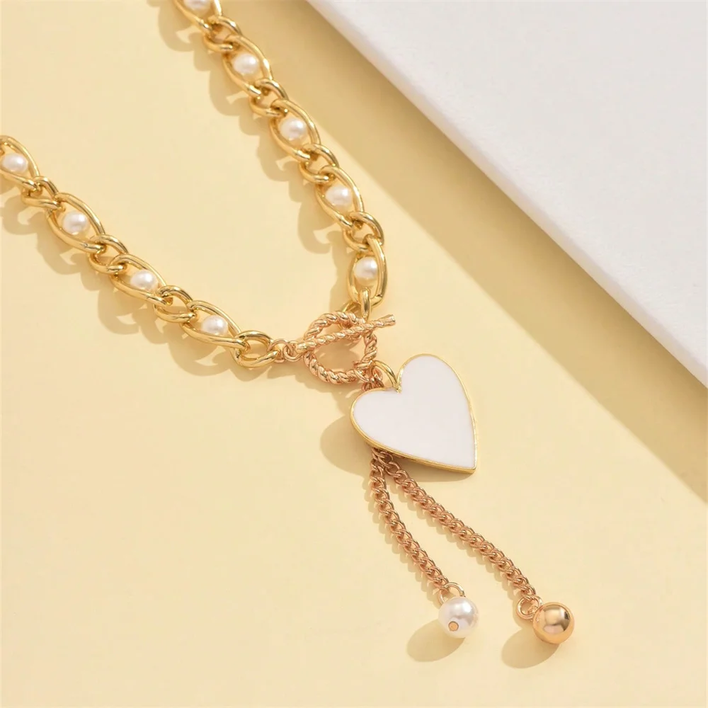 Elegant Tassel Chain Sunflower Aesthetic Wed Beach Pearl Boho Starfish Scallops Pendant Choker Necklace - Image 3