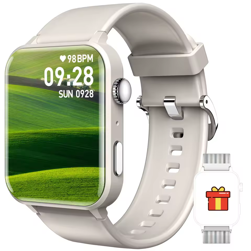 Casual Fitness Sport Heart Rate SpO2 Sleep Monitor with Bluetooth Calls Smart Watch - Image 3