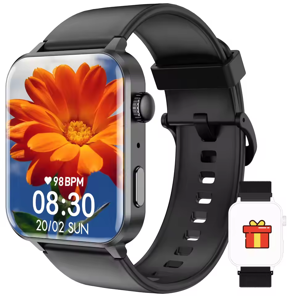 Casual Fitness Sport Heart Rate SpO2 Sleep Monitor with Bluetooth Calls Smart Watch - Image 4