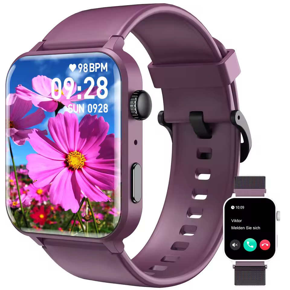 Casual Fitness Sport Heart Rate SpO2 Sleep Monitor with Bluetooth Calls Smart Watch