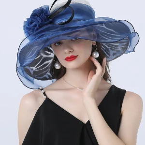 Casual Floral Travel Sun Protection Foldable Wide Brim Beach Sun Hat