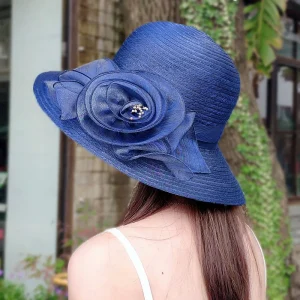 Casual Flower Breathable Basin Sun Protection Sunscreen Beach Flanging Bucket Hat