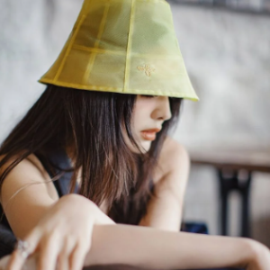 Casual Foldable Breathable with Embroidery Beach Outdoor Bucket Sun Hat