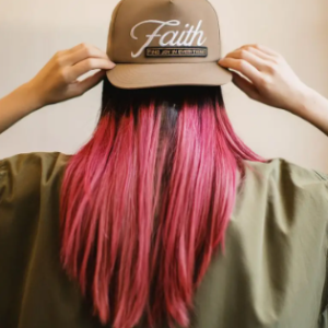 Casual Hip-Hop Embroidered Letter Round Top Flat Brim Streetwear Baseball Cap Sun Hat