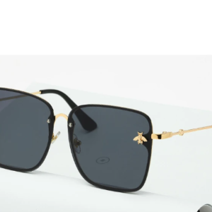 Casual New Fashion Small Glasses Rimless Square Gradient Sun Glasses