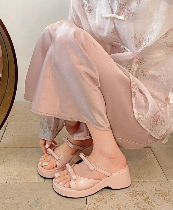 Casual Open Toe Street Style Platform Wedges Heel Outdoor Beach Sandal - Image 5