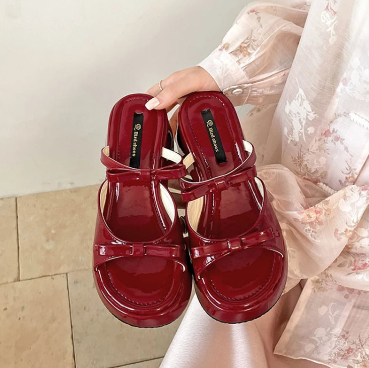 Casual Open Toe Street Style Platform Wedges Heel Outdoor Beach Sandal - Image 4