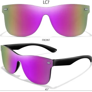 Casual Over Size Outdoor Bicycle Road Windproof Square Sunglasses