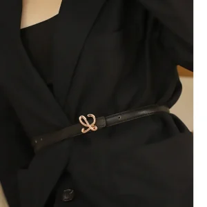 Casual Retro Alloy Fashionable Buckles Jeans And High-End Long Culots For Decoration Belt