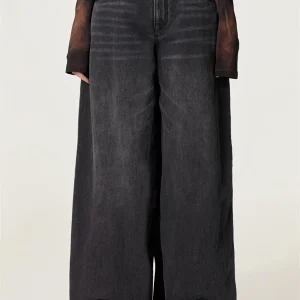 Casual Solid Loose High Waist Temperament Spliced Bowknot Wide Leg Pant