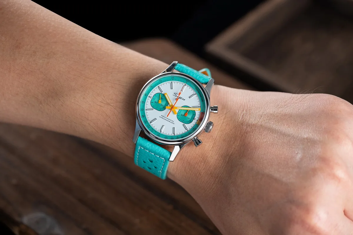 Casual Swanneck Movement Mechanical Sapphire Crystal Pilot Military Racing Clock Chronograph Watch Wristwatches - Image 3