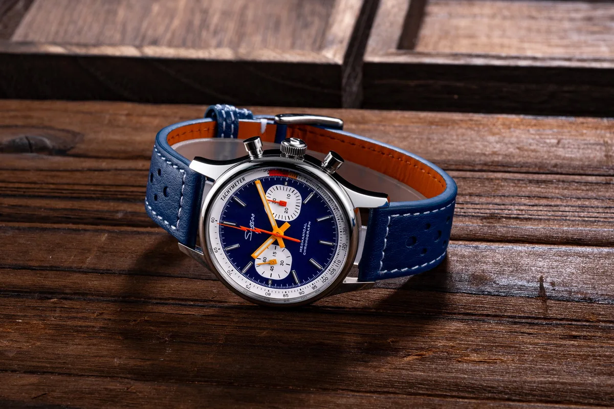 Casual Swanneck Movement Mechanical Sapphire Crystal Pilot Military Racing Clock Chronograph Watch Wristwatches - Image 16