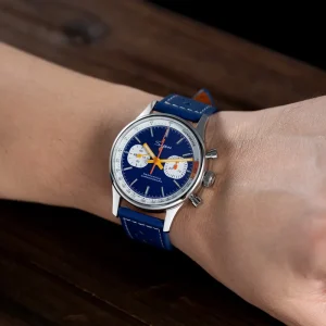 Casual Swanneck Movement Mechanical Sapphire Crystal Pilot Military Racing Clock Chronograph Watch Wristwatches