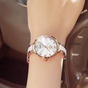 Classic Waterproof Ceramic Genuine Quartz Watch High Beauty Watch Top Wristwatch