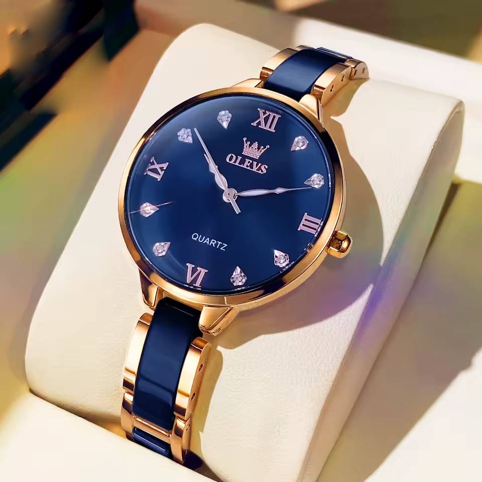 Classic Waterproof Ceramic Genuine Quartz Watch High Beauty Watch Top Wristwatch - Image 2