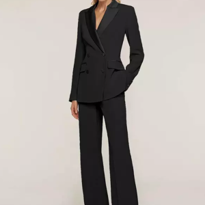 Designed Neckline Long Sleeves Two-piece Buttons Floor-Length Dresses