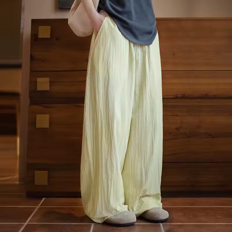 Casual Elastic Waist Color-Block Dance UV-Proof Sun Protection Joggers Pants - Image 3