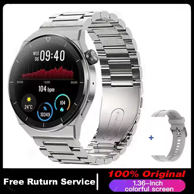Luxury Video Play GPS APP Download Clock Sports Waterproof Call Earphone GT5 Watch 32GB Memory Bracelet Smartwatch - Image 2