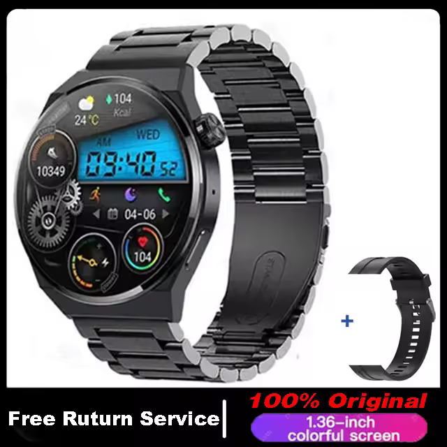 Luxury Video Play GPS APP Download Clock Sports Waterproof Call Earphone GT5 Watch 32GB Memory Bracelet Smartwatch