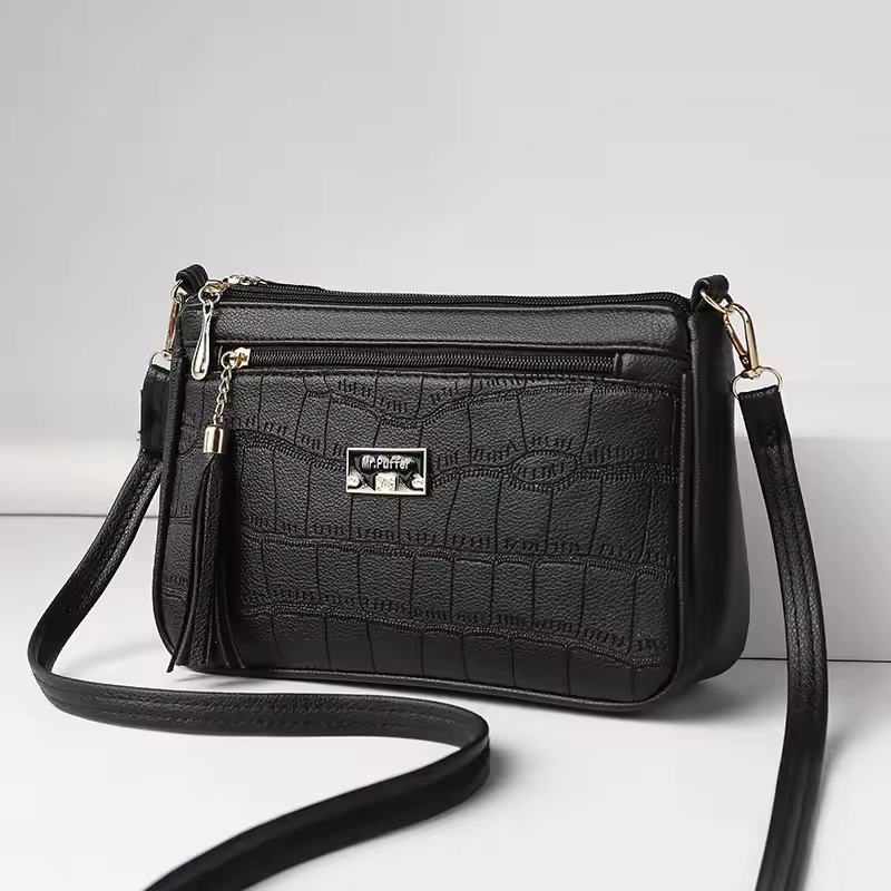 Elegant Mom Bag Crocodile Cross Border Small Square Versatile Large Capacity Messenger Crossbody Bag - Image 8