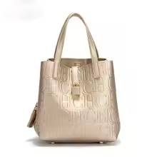 Elegant New Steel Embossed Handheld Bun Tote Bag