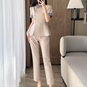 Elegant Temperament Office Style Blazer And Pant Two Piece Set
