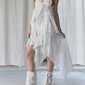 Elegant V Neck Sleeveless High Waist Temperament Minimalist Dress