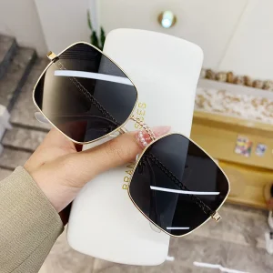Luxury Metal Oversize Sun ClassicNew Fashion Big Frame Sunglasses
