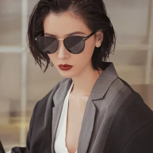 Luxury Polarized Ultralight Frame Cat Eye Fashion Sun Glasses