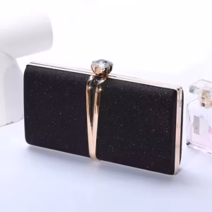 Luxury Solid Designer Diamond Wedding Party Shoulder Clutch Bag