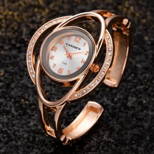 Casual Steel Clock Relogio Feminino Hand Bangle Saati Montre Band Bracelet Watch  Quartz Wristwatch  