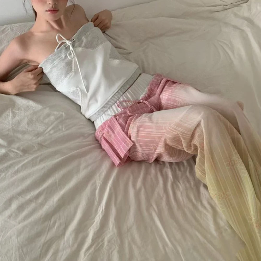 Spliced Pocket High Waist Slimming Temperament Basics Pants - Image 3