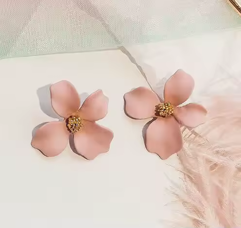 Trendy 925 Silver Needle Chrysanthemum Flower Fairy Little Daisy Stud Earrings