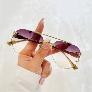 Trendy Luxe Fashion Vintage Glasses Lentes Sunglasses