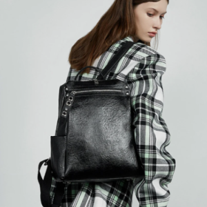 Vintage Large Capacity Business Travel Rucksack Vegetable Tanned Cowhide Leather Top Layer Designer Bag