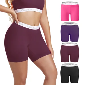 4PCS Set Soft Cotton Underpant Elastic Panties Underwear Protective Shorts Under The Skirt