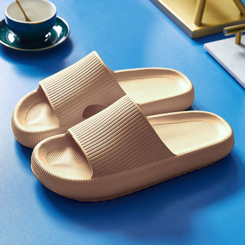 Soft Sole Platform Cloud Eva Pillow Indoor Beach Style Flip Flops Slides Slippers - Image 6