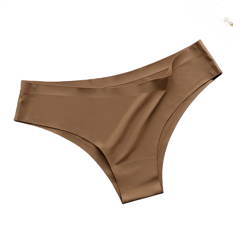 7PCS Set Panties Seamless Underwear Ice Silk Underpants Low Rise Panties - Image 3