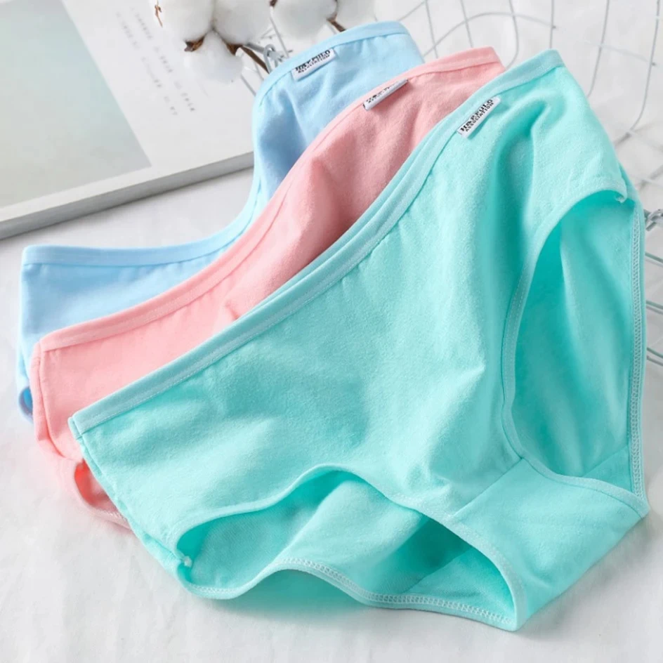 7Pcs Set Candy Color Underwear Comfortable High-quality Cotton Panties - Image 5
