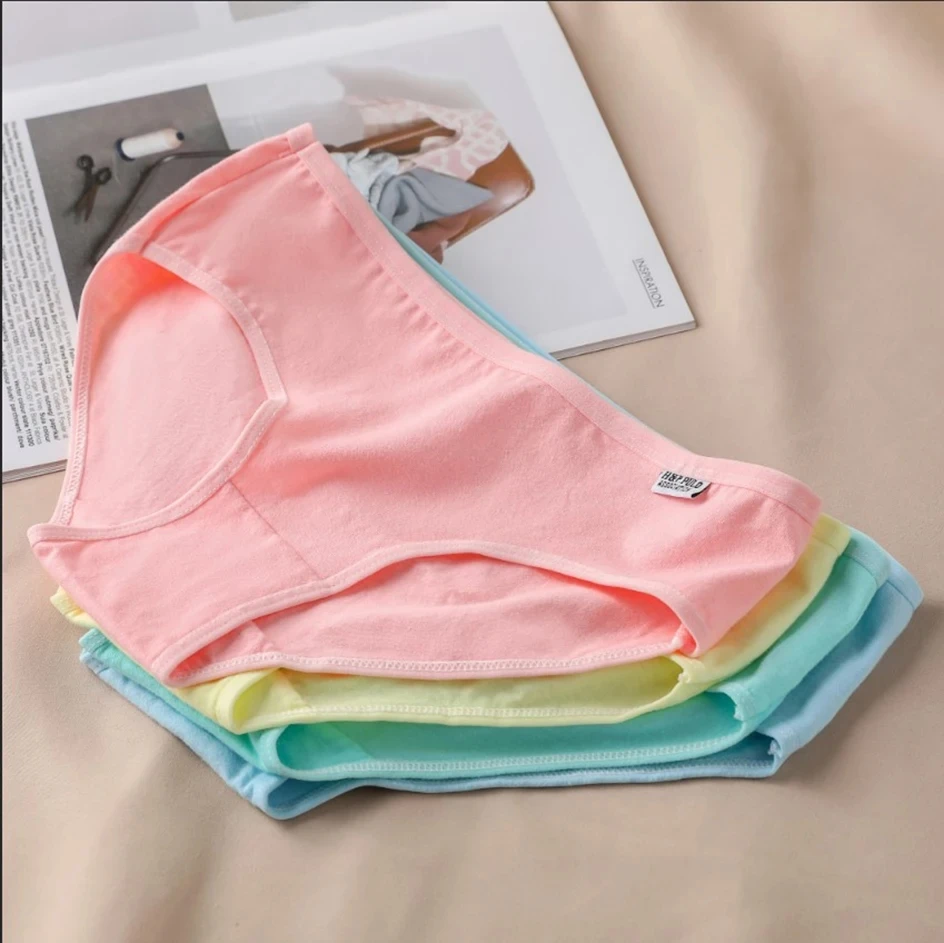 7Pcs Set Candy Color Underwear Comfortable High-quality Cotton Panties - Image 6