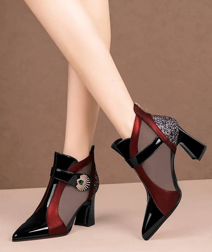 Luxury Pointed Toe Breathable High Heels Pumps - Image 6