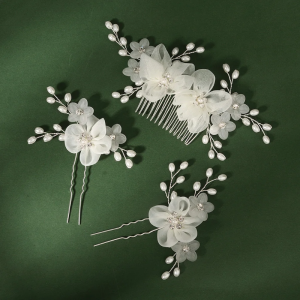 Accessories Fashion Hairclips Headdress Flower Hair Comb Hairpin Set