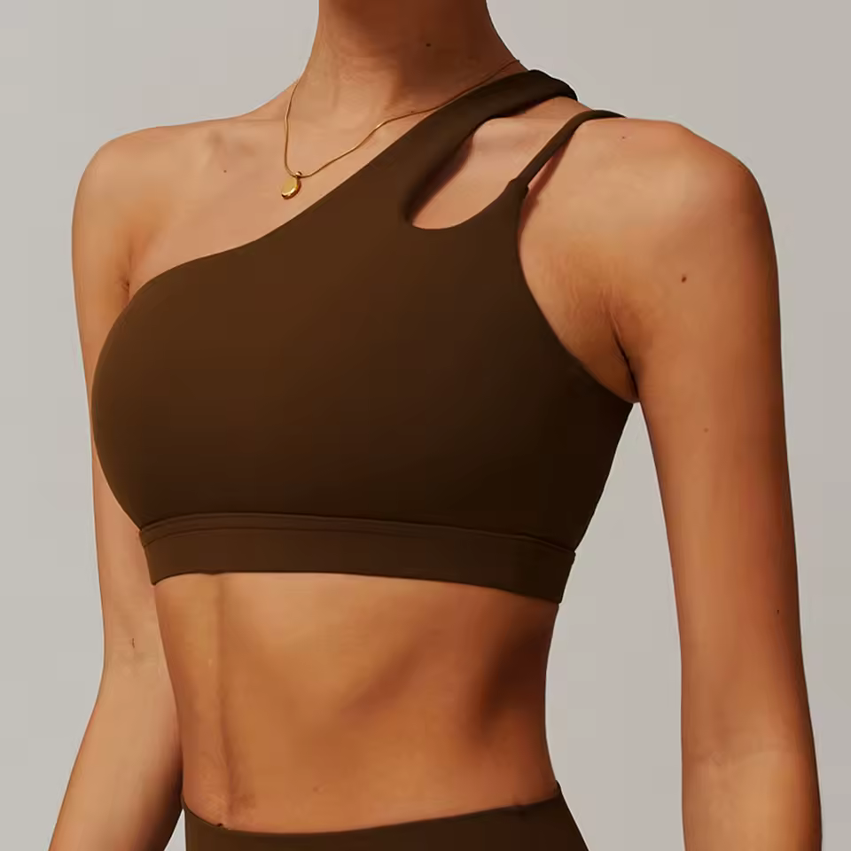 Beautiful Back Gym Sports Oblique Shoulder Straps Running Fitness Yoga Bra ﻿