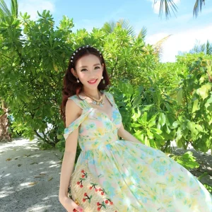 Bohemian Cherry Wheat Straw Woven Messenger Clutch Chain Flap Shoulder Crossbody Bag