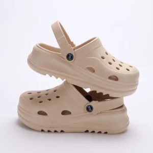 Casual Chunky Platform Thick Bottom Non Slip Beach Style Clogs Shoes