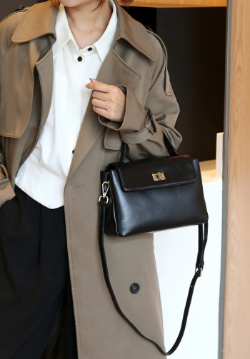 Casual Cowhide Genuine Soft Natural Cow Leather Crossbody Shoulder Tote Bag - Image 11