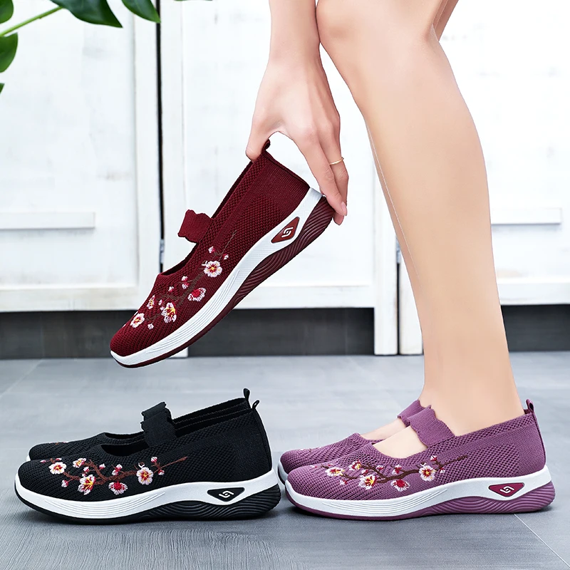 Casual Air Mesh Lightweight Soft Breathable Non-slip Shoes - Image 9