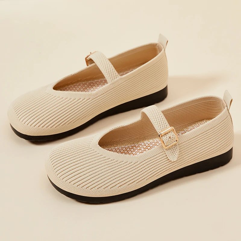 Casual Non-slip Breathable Soft Lightweight Low Heel Shoes - Image 3