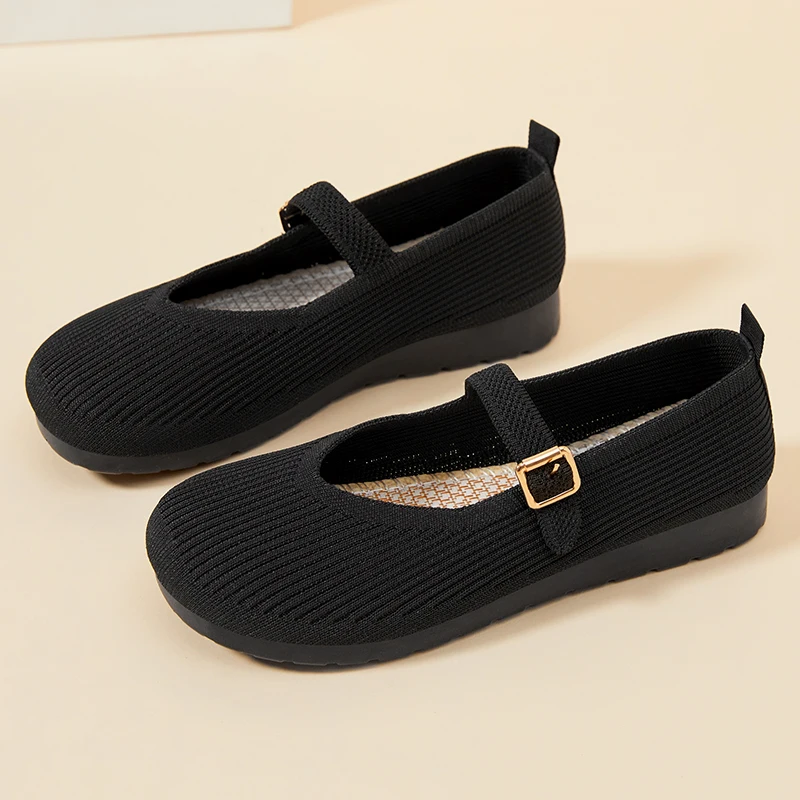 Casual Non-slip Breathable Soft Lightweight Low Heel Shoes - Image 7