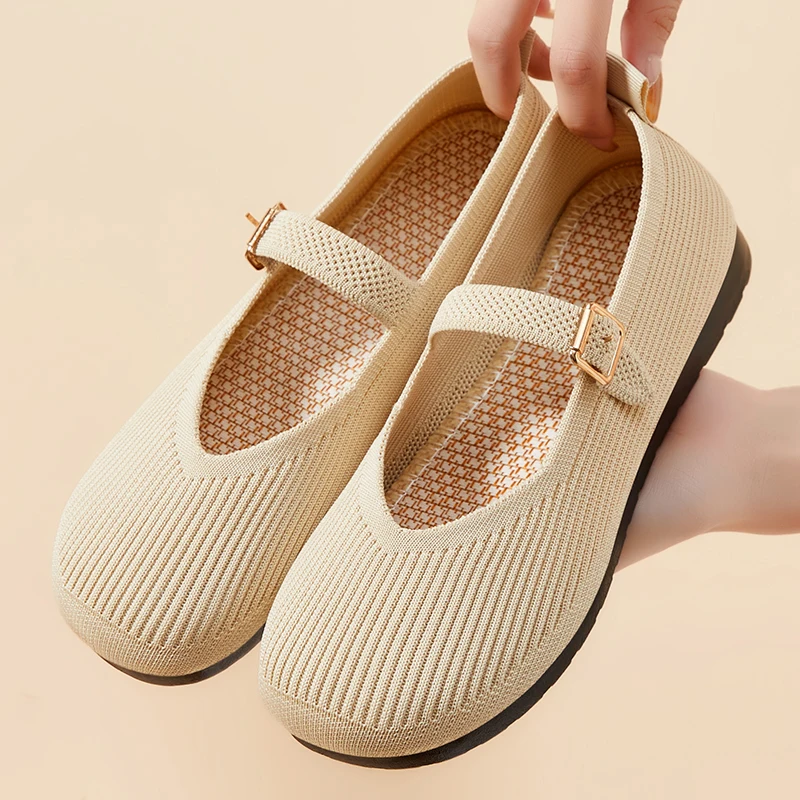 Casual Non-slip Breathable Soft Lightweight Low Heel Shoes - Image 2